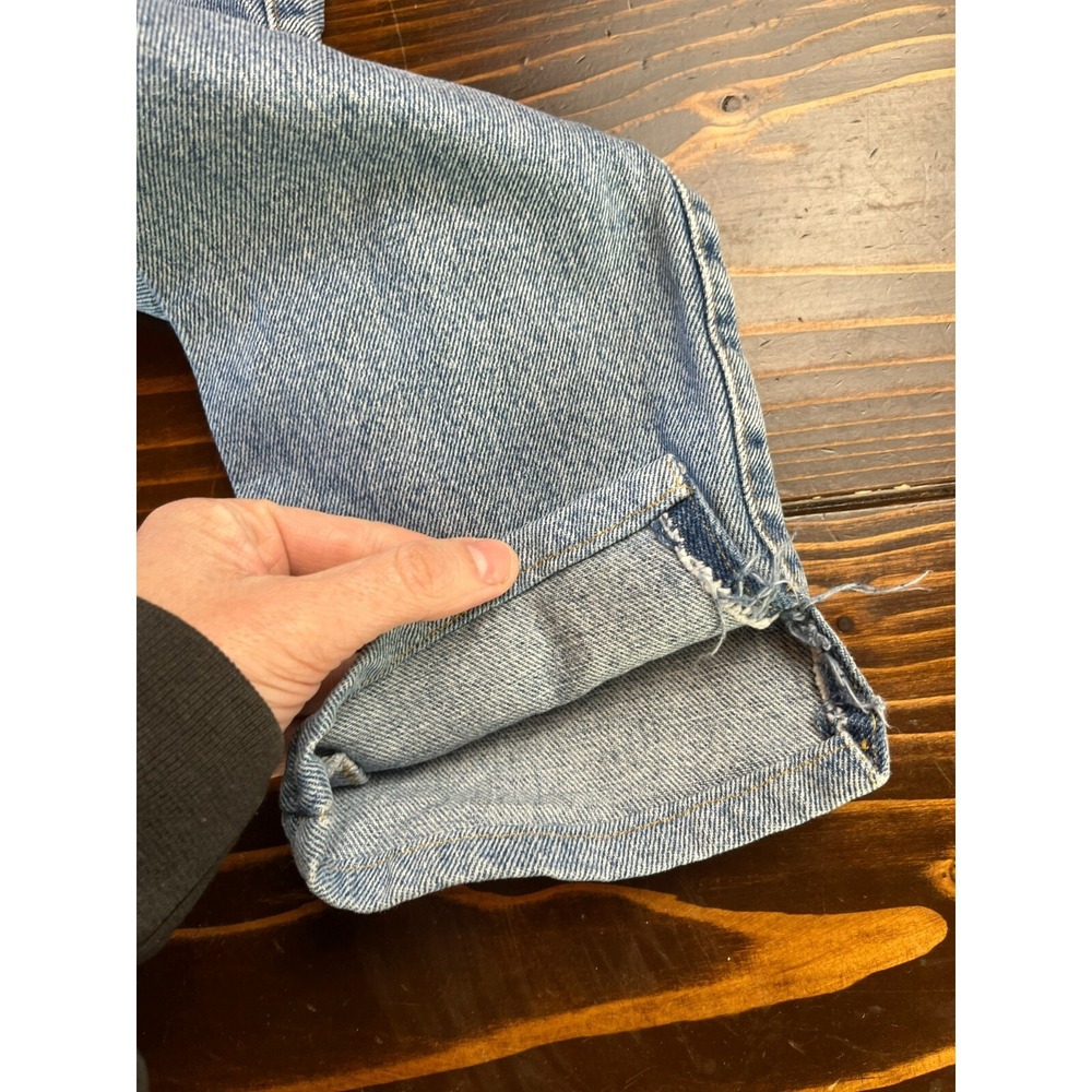 CASUCCI Jeans Womens 24 Blue Denim Vintage Rigid Denim Ankle Cuts - Picture 6 of 14